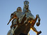 The Golden Horseman - the founder of the Baroque District