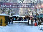 2010 sah der Weihnachtsmarkt auf der Hauptstraße inetwa so aus