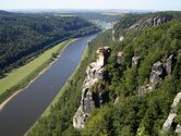 Ideale Wassersportbediungungen auf der Elbe bei Rathen | Bastei-Blick