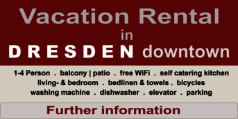 Vacation Rental in Dresden downtown