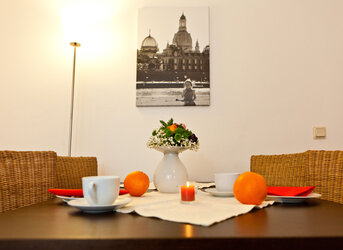 Dining area in the vacation rental FRIEDRICH Dresden für 4 persons