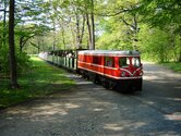 Eine Fahrt mit der Parkeisenbahn Dresden im Großen Garten