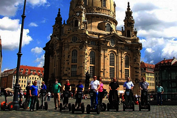 Segway fahren durch die Historische Dresdner Altstadt