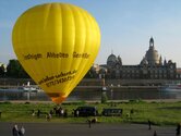 Sehr beliebt: Eine Ballonfahrt über Dresden